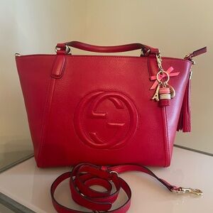 Gucci Crimson Leather Bag